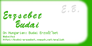 erzsebet budai business card